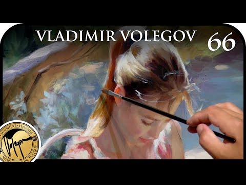How I painted oil on canvas painting Tea and plums. Time lapse.