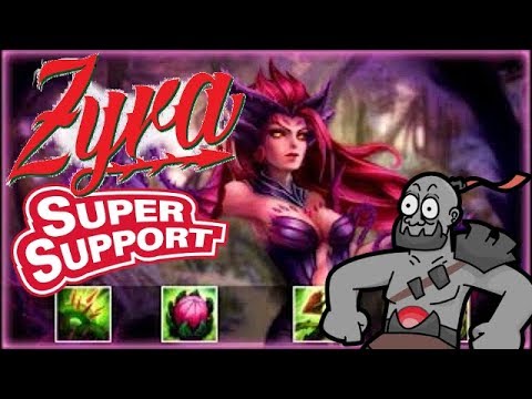 How to Zyra Carry Support Main - Super Strong - Season 8 Patch 8.5