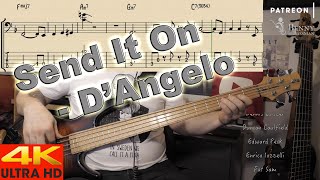 D&#39;Angelo - Send It On [BASS COVER] - with notation and tabs