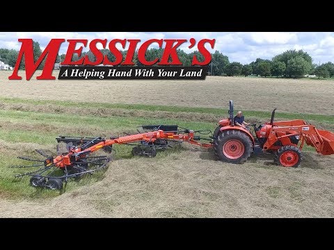 Kubota RA2071T EVO Rotary Rake: Walk Around (Hay Day 2017)