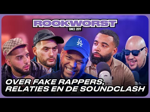 Rookworst de Podcast met Hef, Josylvio, Mula B, Moeman, Kingsize, Esko en Armin Shah