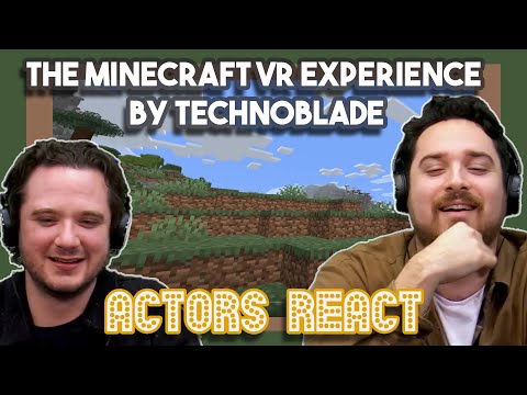Chicago Reacts - The Minecraft VR Experience by Technoblade | Actors React