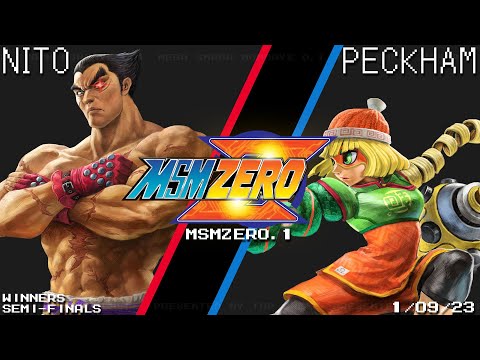 MSM:ZERO.1 - Nito (Kazuya) Vs. Peckham (Min Min) - SSBU - Winners Semi Finals