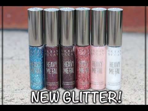 REVIEW NEW Urban Decay Heavy Metal Glitter Eyeliners