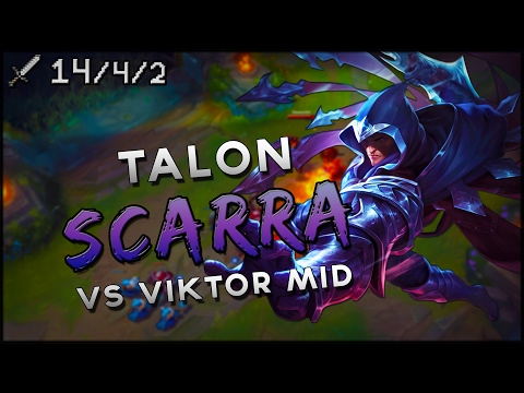 S7 | Scarra Talon vs Viktor MID | Ranked League VOD