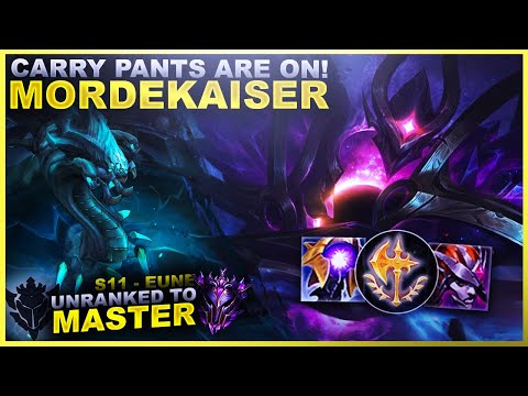 PUTTING THE CARRY PANTS ON! MORDEKAISER! - Unranked to Master: EUNE Edition | League of Legends