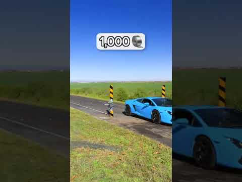 how much tape to stop a Lamborghini? #mrbeast #lamborghini #tape #pol