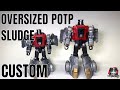 KO Oversized Dinobot Sludge Custom Black Mamba
