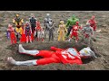 ULTRAMAN SPIDER MAN BECOMES GIANT ULTRAMAN ZERO MONSTER COMES ULTRAMAN ORB SINKING IN THE SAND