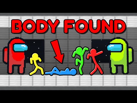 Stickman VS Among Us - AVM Shorts Animation