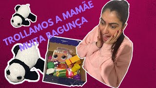 TROLLAMOS A MAMÃE E ELA FICOU MUITO BRAVA