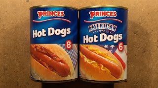UK versus USA canned hot dog electrocution challenge. (mastication alert)