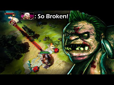 SO BROKEN! When Pudge and Techies Duo lane in 7.33b | Genius Pudge