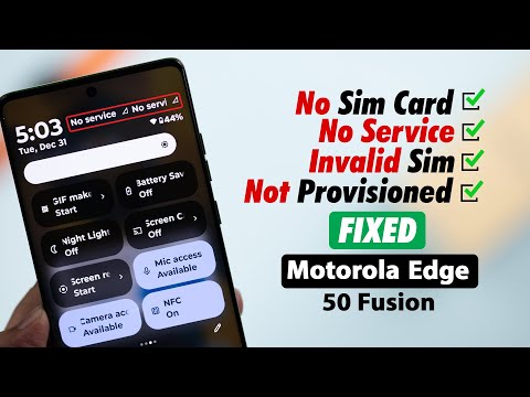 How to Fix SIM Card No Service Issue on Motorola Moto Phone!