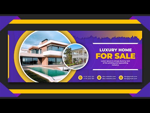 Illustrator Tutorial Facebook Banner Design for Travel Agency