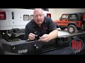 Rock Hard 4x4 Patriot Series Rear Bumper w/ Tire Carrier - JL