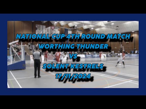 Worthing Thunder vs Solent Kestrels - 17/11/2024 - National Cup 4th Round Match