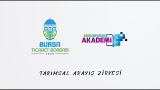 Tarımsal Arayış Zirvesi (2.Bölüm-Ali Ekber Yıldırım)