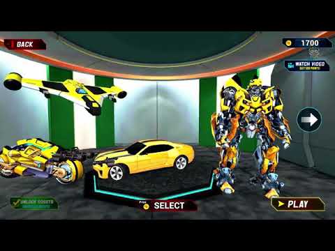 Optimus Prime Multiple Transformation Jet Robot Car Game 2020 - Android Gameplay