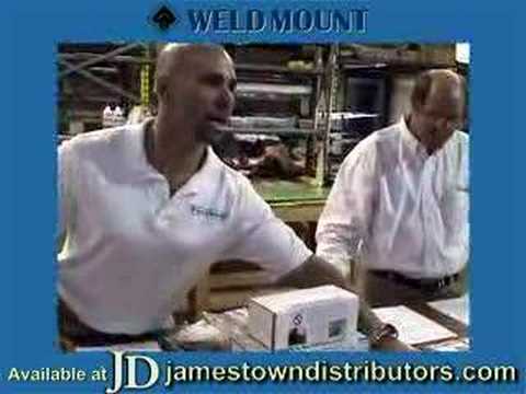 Weld Mount AT-3 Small Tie Mounts – 30 Pack, White Nylon, For #3 Wire Ties, .44 Inch Base