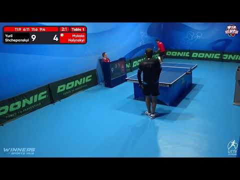 16:30 Yurii Shchepanskyi 3-1 Mykola Halynskyi West 3 WIN CUP 25.10.2022 | TABLE TENNIS WINCUP