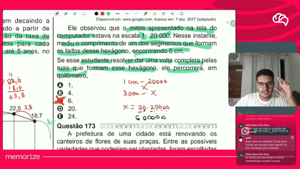 Resolução em Vídeo — Questão 172 ENEM 2020 PPL