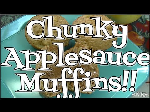 Chunky Applesauce Muffins!! Hello Autumn! Noreen's Kitchen