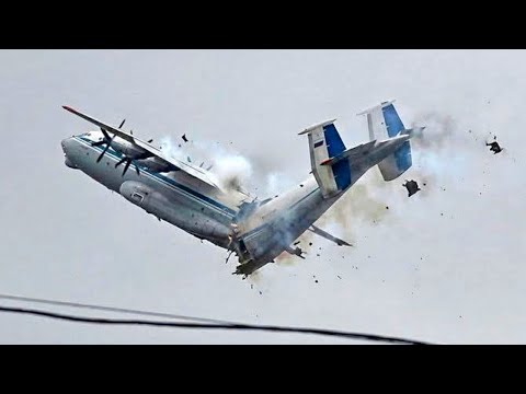 Russian military transport aircraft An-22 crashed into the Uvod'skoye Reservoir in Ivanovo region.