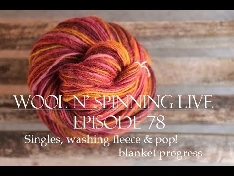 Episode 78 Live: Singles, washing fleece & POP! blanket progress
