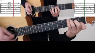 Lost for words by Pink Floyd - ♫ Guitar Tutorial - Karaoke