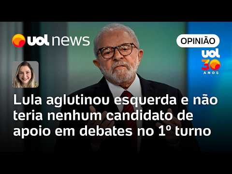 Lula aglutinou esquerda e não teria nenhum candidato de apoio em debates no 1º turno, analisa Farah