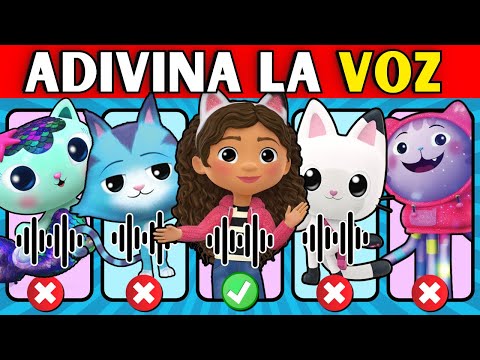 Adivina El Personaje De LA CASA DE MUÑECAS DE GABBY😀🎶Gabby🩷Escurrigato😺Pandy Patas🐾Adivina La Voz😍🎶