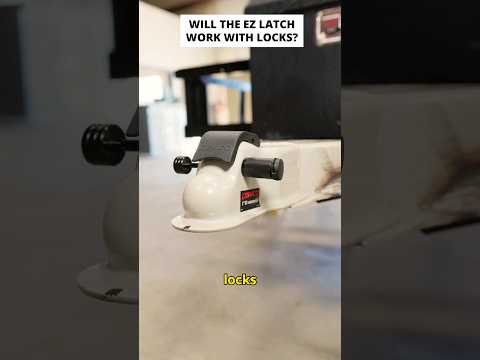 locks work the EZ latch!#demco #trailer #utilitytrailer #towing #locks #ballmount #towinglife