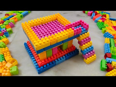 Satisfying DIY House ASMR/Building  blocks/block game /Lego building blocks#asmr#buildingblocks#lego