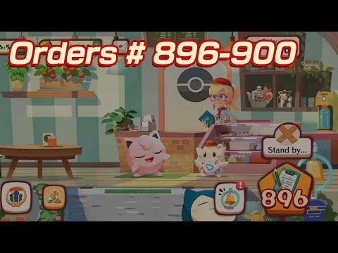 [Pokemon Cafe Mix] Episode 297 - Orders #896, 897, 898, 899, and 900