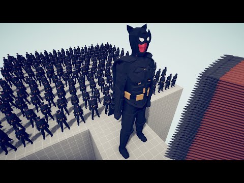 100x BATMAN + GIANT vs EVERY GOD | Totally Accurate Battle Simulator TABS