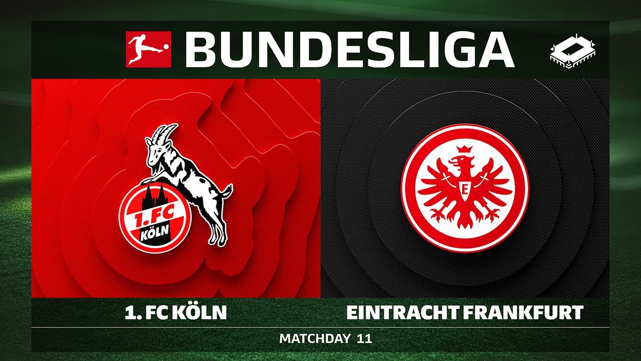 1. FC Köln vs. Eintracht Frankfurt | Matchday 11 - Bundesliga 2025/26