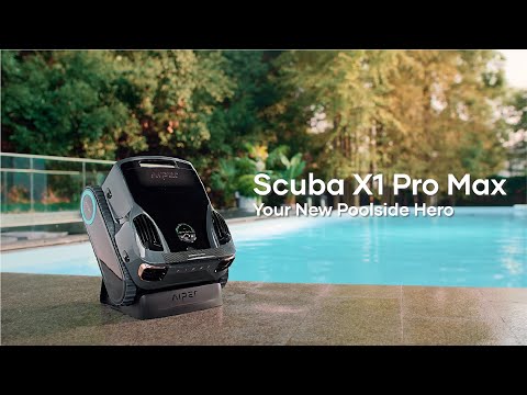 Робот-пылесос Aiper Scuba X1 Pro Max для бассейнов до 300 м³ (дно, стены, ватерлиния, поверхность) - фото 3 - id-p2679565506