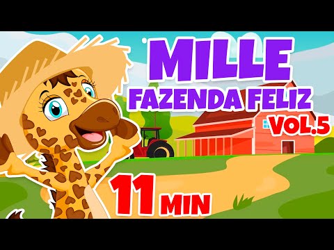 Mille Fazenda Feliz Vol. 5 - Giramille 29 min | Desenho Animado Musical
