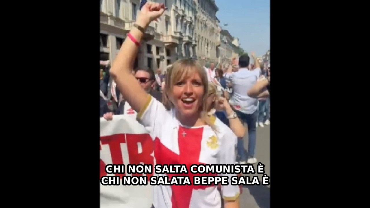 SILVIA SARDONE: "CHI NON SALTA BEPPE SALA È, È"