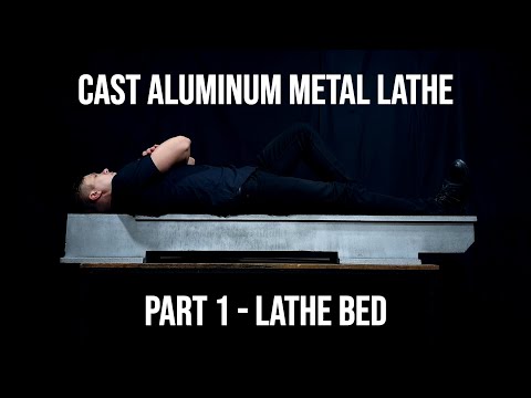 DIY Lost foam casting a large aluminum metal lathe base