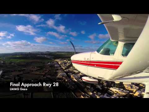 Visual Approach Rwy 28 LMMG