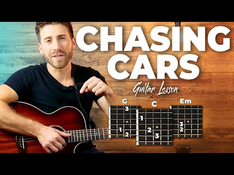Chasing Cars Guitar Tutorial - Snow Patrol (EASY CHORDS guitar lesson)