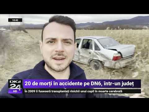 DN6 candidează la titlul de cel mai periculos drum din România - Digi24