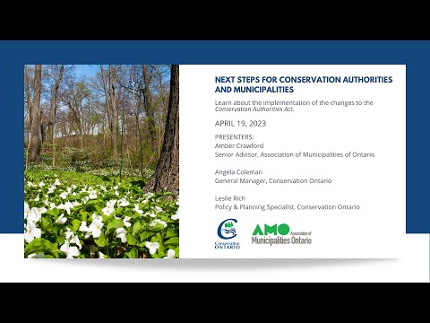 Next Steps for Conservation Authorities and Municipalities