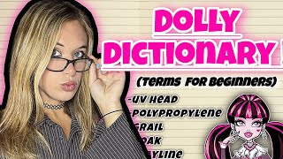 DOLL DICTIONARY! Terms for New Doll Collectors 💕  