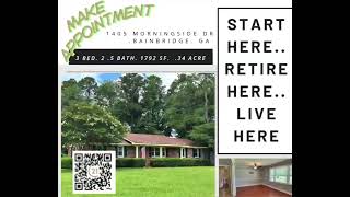 Cozy all Brick Home In Bainbridge Georgia For Sale