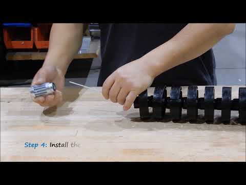 How To Install Tsubaki KabelSchlepp Robotrax