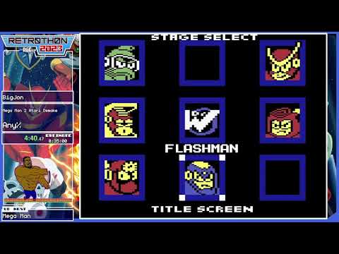 Retrothon 2023 - (175) Mega Man 2 Atari Demake (any%) by BigJon