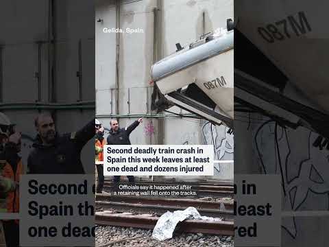 Second deadly plane crash in Spain this week leaves at least one dead and dozens injured